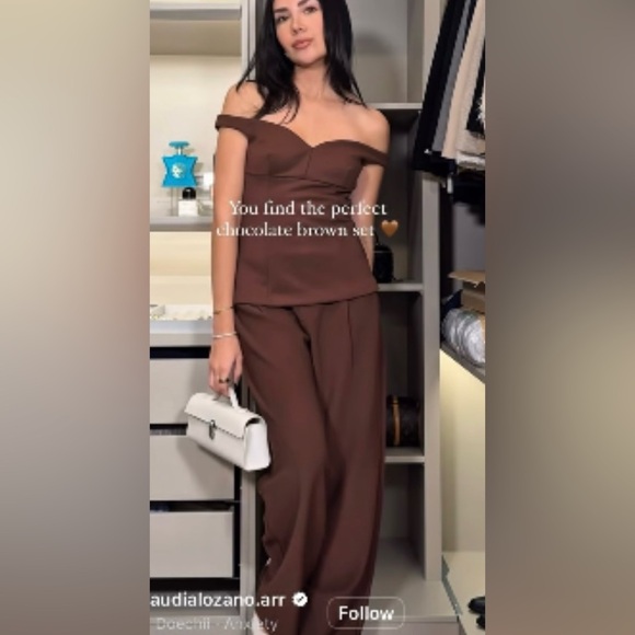 NWT ZARA 2025 collection wide leg crepe pants size L 
🚨FIRM FIRM NO DISCOUNT - Picture 9 of 14